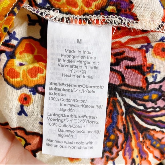 Madewell Banjanan Tropical Floral Wrap Midi Dress - Picture 14 of 14